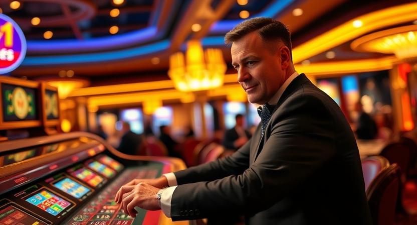 Slots and live dealer games on 77FB